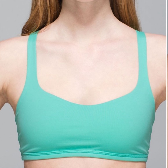 Lululemon Free To Be Bra Wild Mint & Grey Straps Grey size 8 - Picture 2 of 8